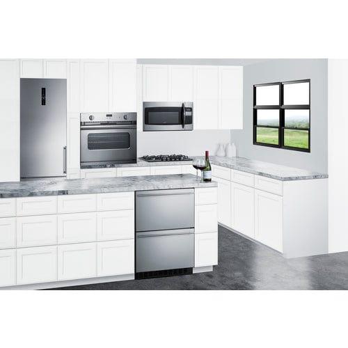 Summit Refrigerators Summit 24" Wide 2-Drawer All-Refrigerator, ADA Compliant ASDR2414