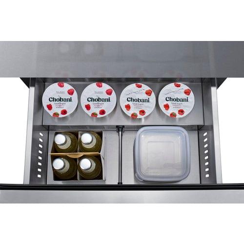 Summit Refrigerators Summit 24" Wide 2-Drawer All-Refrigerator, ADA Compliant ASDR2414
