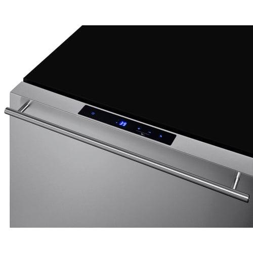 Summit Refrigerators Summit 24&quot; Wide 2-Drawer All-Refrigerator, ADA Compliant (Panels Not Included) ADRD241PNR