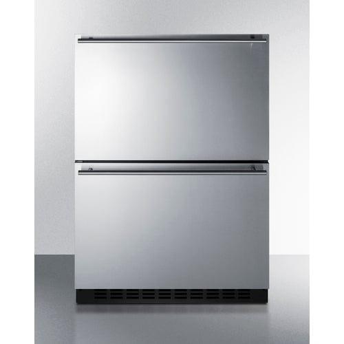 Summit Refrigerators Summit 24&quot; Wide 2-Drawer All-Refrigerator, ADA Compliant (Panels Not Included) ADRD241PNR