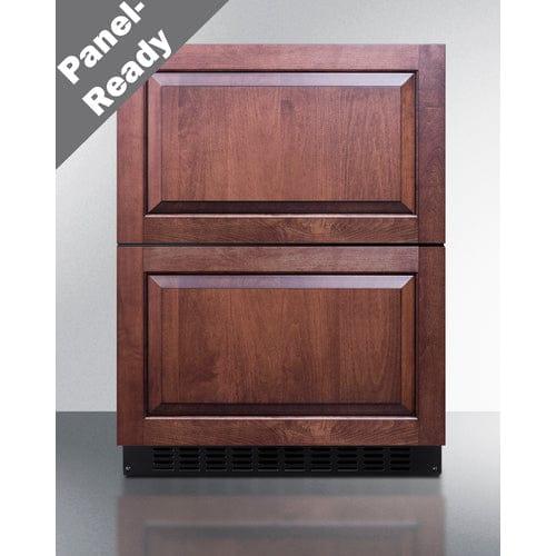 Summit Refrigerators Summit 24&quot; Wide 2-Drawer All-Refrigerator, ADA Compliant (Panels Not Included) ASDR2414PNR