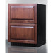 Summit Refrigerators Summit 24" Wide 2-Drawer All-Refrigerator, ADA Compliant (Panels Not Included) ASDR2414PNR