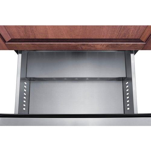 Summit Refrigerators Summit 24" Wide 2-Drawer All-Refrigerator, ADA Compliant (Panels Not Included) ASDR2414PNR