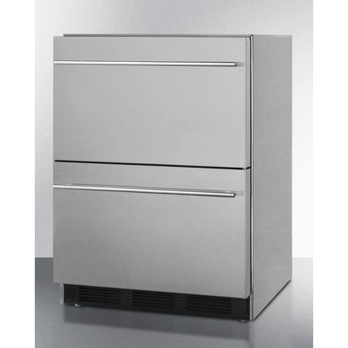 Summit All-Refrigerator Summit 24" Wide 2-Drawer All-Refrigerator, ADA Compliant SP6DBS2D7ADA