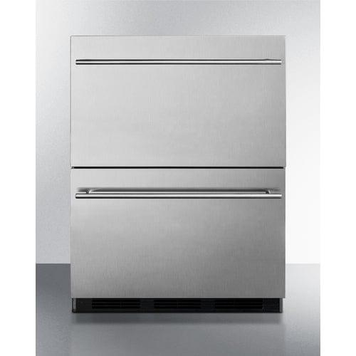 Summit All-Refrigerator Summit 24" Wide 2-Drawer All-Refrigerator, ADA Compliant SP6DBS2D7ADA