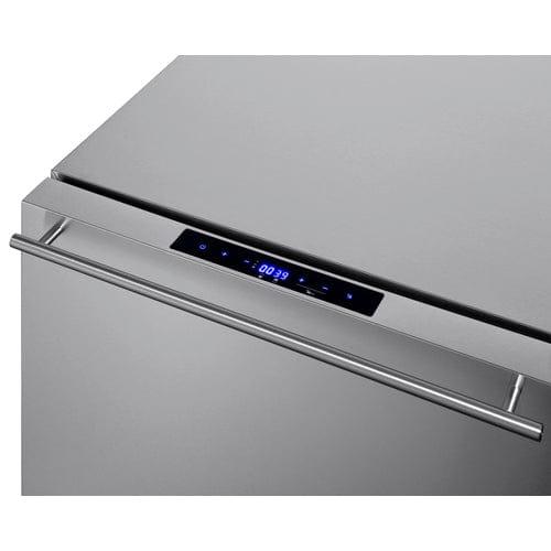 Summit Refrigerators Summit 24&quot; Wide 2-Drawer Refrigerator-Freezer, ADA Compliant ADRF244CSS