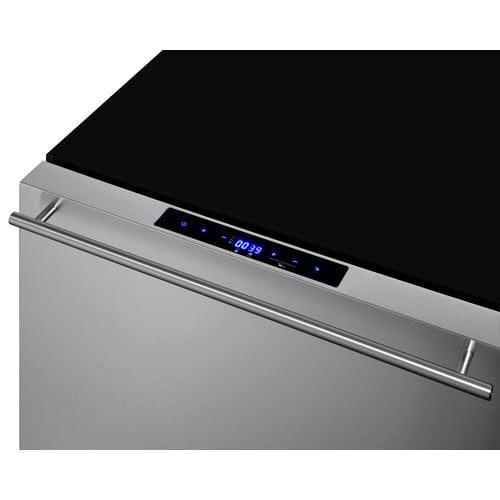 Summit Refrigerators Summit 24&quot; Wide 2-Drawer Refrigerator-Freezer (Panels Not Included) ADRF244PNR