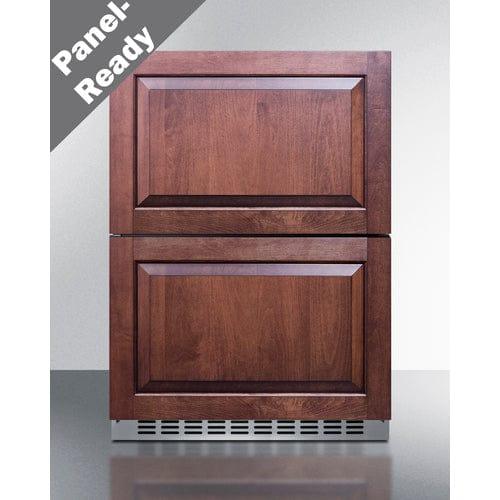 Summit Refrigerator-Freezer Summit 24" Wide 2-Drawer Refrigerator-Freezer SPRF34D7