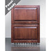 Summit Refrigerator-Freezer Summit 24" Wide 2-Drawer Refrigerator-Freezer SPRF34D7