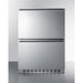 Summit Refrigerator-Freezer Summit 24" Wide 2-Drawer Refrigerator-Freezer SPRF34D7