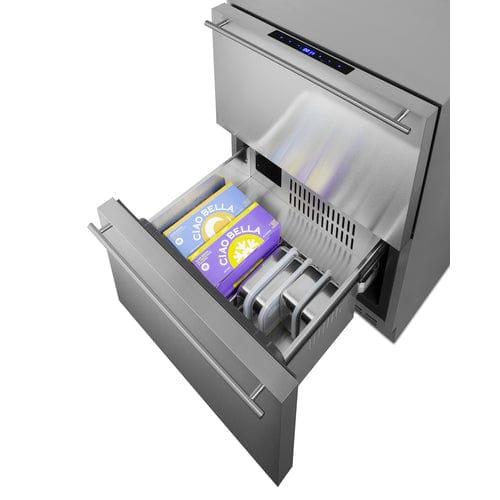 Summit Refrigerator-Freezer Summit 24" Wide 2-Drawer Refrigerator-Freezer SPRF34D7