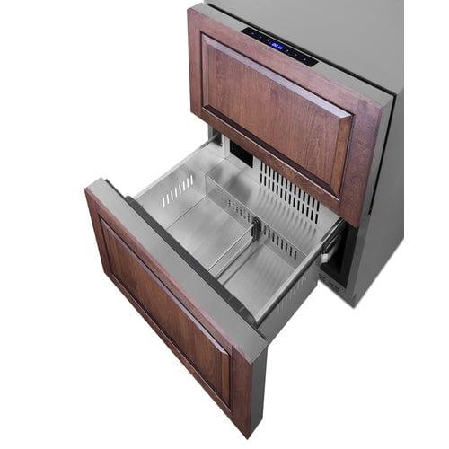 Summit Refrigerator-Freezer Summit 24" Wide 2-Drawer Refrigerator-Freezer SPRF34D7