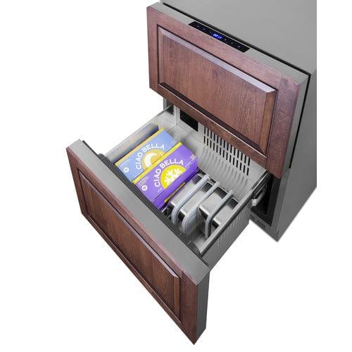 Summit Refrigerator-Freezer Summit 24" Wide 2-Drawer Refrigerator-Freezer SPRF34D7