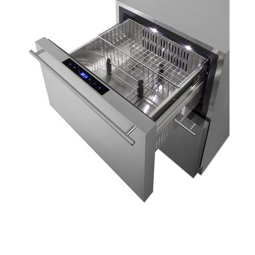 Summit Refrigerator-Freezer Summit 24" Wide 2-Drawer Refrigerator-Freezer SPRF34D7