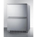 Summit Refrigerator-Freezer Summit 24" Wide 2-Drawer Refrigerator-Freezer SPRF34D7