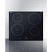 Summit Summit 24" Wide 208-240V 4-Zone Induction Cooktop SINC4B241B