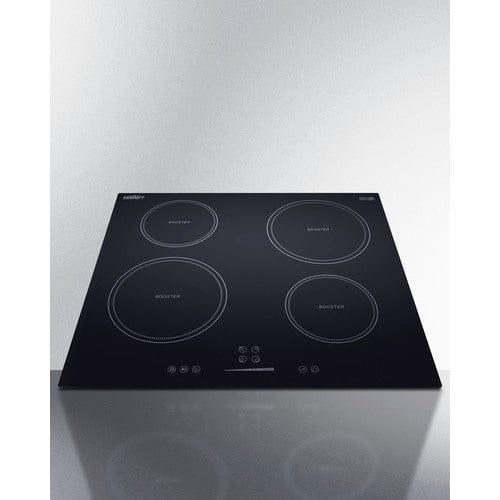 Summit Summit 24" Wide 208-240V 4-Zone Induction Cooktop SINC4B241B