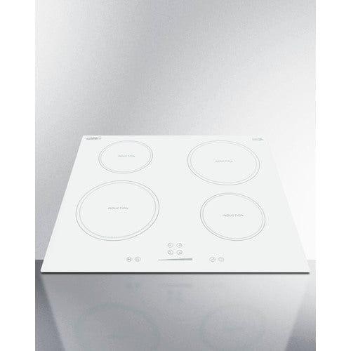 Summit Summit 24" Wide 208-240V 4-Zone Induction Cooktop SINC4B242W