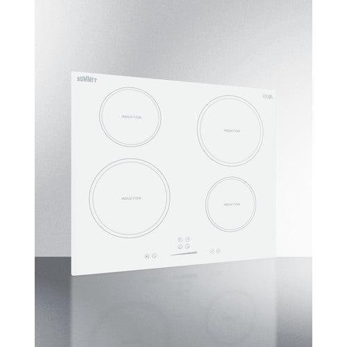 Summit Summit 24" Wide 208-240V 4-Zone Induction Cooktop SINC4B242W