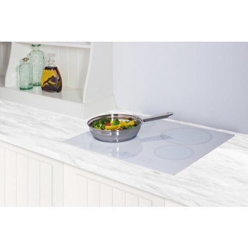 Summit Summit 24" Wide 230V 4-Burner Radiant Cooktop CR4B23T6W