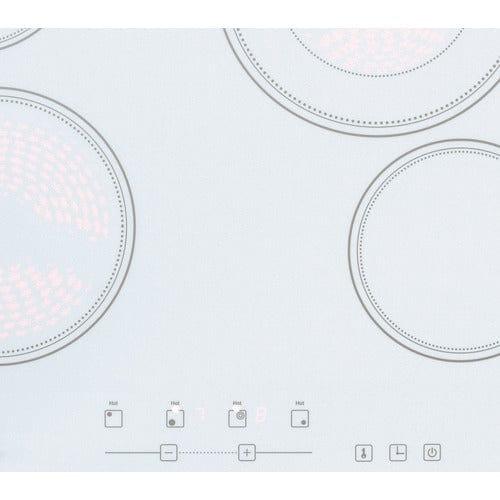 Summit Summit 24" Wide 230V 4-Burner Radiant Cooktop CR4B23T6W