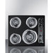 Summit Summit 24" Wide 4-Burner Coil Cooktop TEL03
