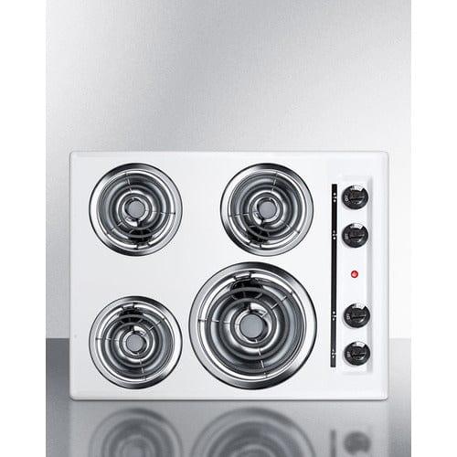 Summit Summit 24" Wide 4-Burner Coil Cooktop WEL03
