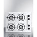 Summit Summit 24" Wide 4-Burner Gas Cooktop WNL03P