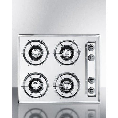 Summit Gas Cooktop Summit 24" Wide 4-Burner Gas Cooktop ZNL033