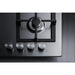 Summit Gas Cooktop Summit 24" Wide 4-Burner Natural Gas Cooktop (Stainless Steel) GCJ4SS