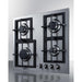 Summit Gas Cooktop Summit 24" Wide 4-Burner Propane Gas Cooktop (Stainless Steel) GCJ4SSLP