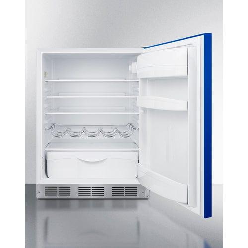 Summit Refrigerators Summit 24" Wide All-Refrigerator, ADA Compliant BAR611WHBADA