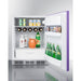 Summit Refrigerators Summit 24" Wide All-Refrigerator, ADA Compliant BAR611WHPADA