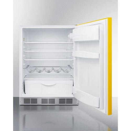 Summit Refrigerators Summit 24&quot; Wide All-Refrigerator, ADA Compliant BAR611WHYADA