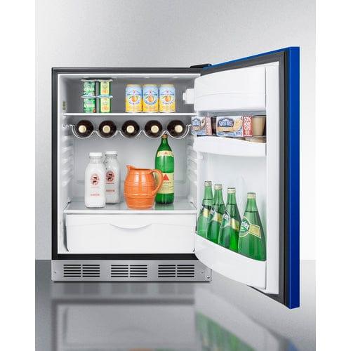 Summit Refrigerators Summit 24&quot; Wide All-Refrigerator, ADA Compliant BAR631BKBADA