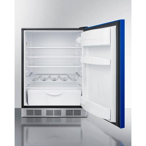 Summit Refrigerators Summit 24&quot; Wide All-Refrigerator, ADA Compliant BAR631BKBADA