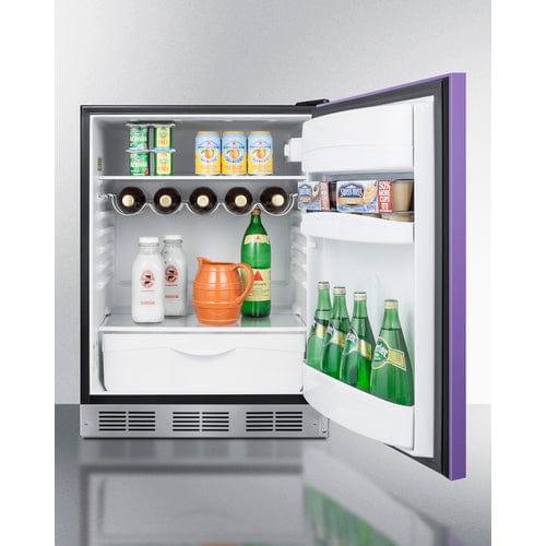 Summit Refrigerators Summit 24&quot; Wide All-Refrigerator, ADA Compliant BAR631BKPADA