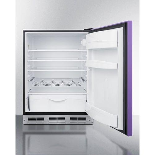 Summit Refrigerators Summit 24&quot; Wide All-Refrigerator, ADA Compliant BAR631BKPADA