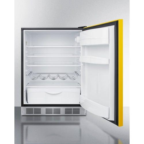 Summit Refrigerators Summit 24&quot; Wide All-Refrigerator, ADA Compliant BAR631BKYADA