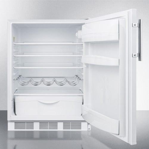 Summit Refrigerators Summit 24&quot; Wide All-Refrigerator, ADA Compliant FF61WADA