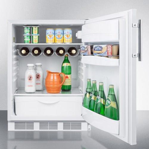 Summit Refrigerators Summit 24&quot; Wide All-Refrigerator, ADA Compliant FF61WADA