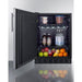 Summit Refrigerators Summit 24" Wide All-Refrigerator, ADA Compliant FF708BLSSADALHD