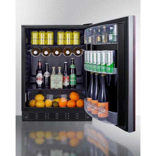 Summit Refrigerators Summit 24" Wide All-Refrigerator, ADA Compliant (Panel Not Included) FF6BK2SSIFADA