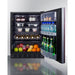 Summit Refrigerators Summit 24" Wide All-Refrigerator, ADA Compliant (Panel Not Included) FF6BK2SSIFADA