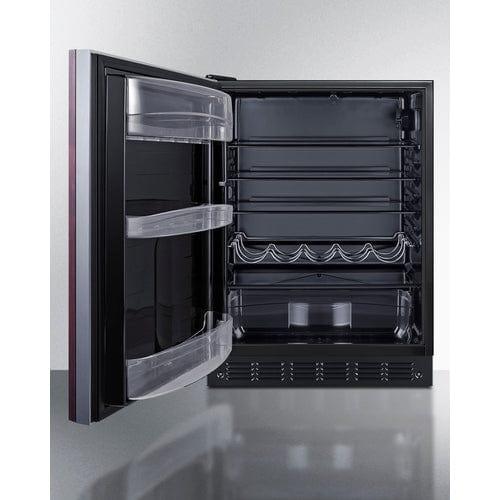 Summit Refrigerators Summit 24&quot; Wide All-Refrigerator, ADA Compliant (Panel Not Included) FF6BK2SSIFADALHD