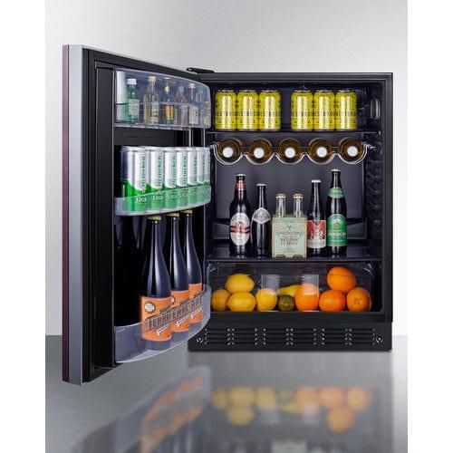 Summit Refrigerators Summit 24" Wide All-Refrigerator, ADA Compliant (Panel Not Included) FF6BK2SSIFADALHD