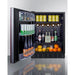 Summit Refrigerators Summit 24" Wide All-Refrigerator, ADA Compliant (Panel Not Included) FF6BK2SSIFADALHD