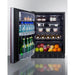 Summit Refrigerators Summit 24" Wide All-Refrigerator, ADA Compliant (Panel Not Included) FF6BK2SSIFADALHD