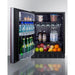 Summit Refrigerators Summit 24" Wide All-Refrigerator, ADA Compliant (Panel Not Included) FF6BK2SSIFADALHD