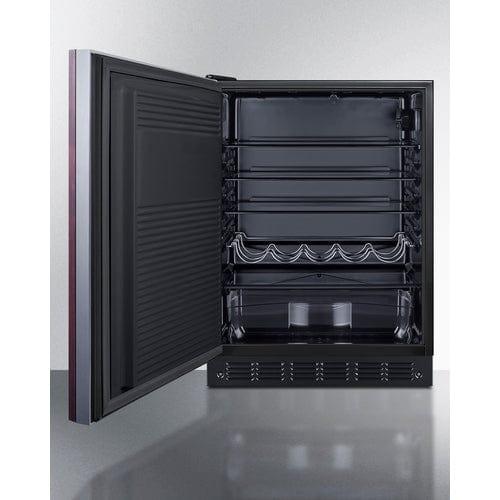 Summit Refrigerators Summit 24" Wide All-Refrigerator, ADA Compliant (Panel Not Included) FF708BLSSIFADALHD